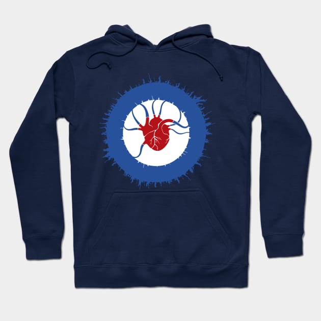 MOD HEART Hoodie by itsBraining